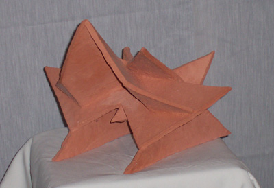 Clay Form (3-quarter view of the front and right side)
