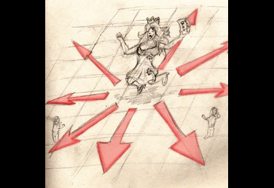 Erasist Chess (Instruction Book Detail - Queen)