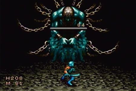 Shows Kamil Dowonna, on his own, fighting Gorsia.  He is dealing the death blow as seen by the depleted lifebar.